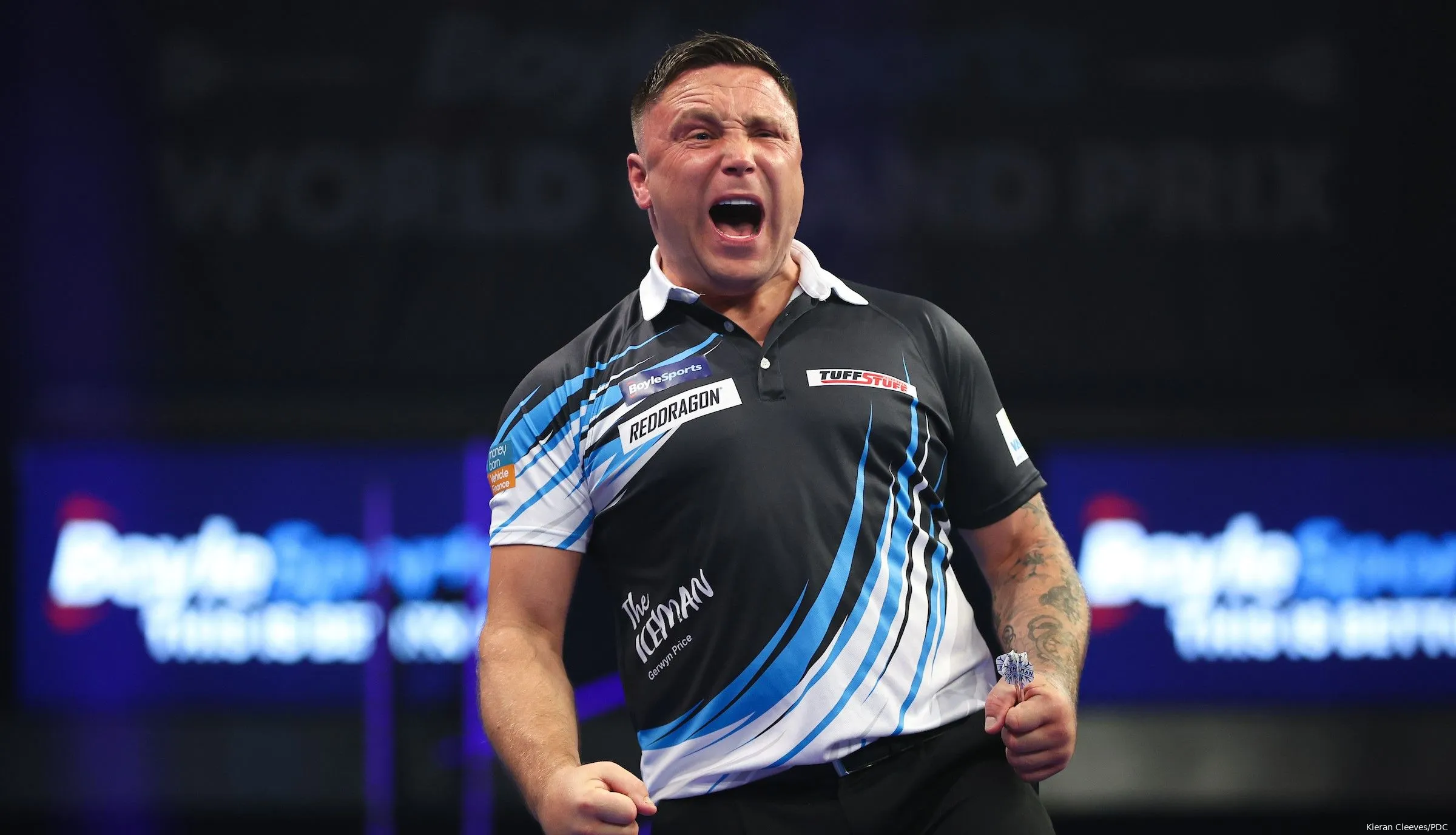 Gerwyn Price opens PDC World Darts Championship tilt with confident win over struggling Keane Barry